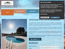 Tablet Screenshot of apartamentoscostaquebrada.com